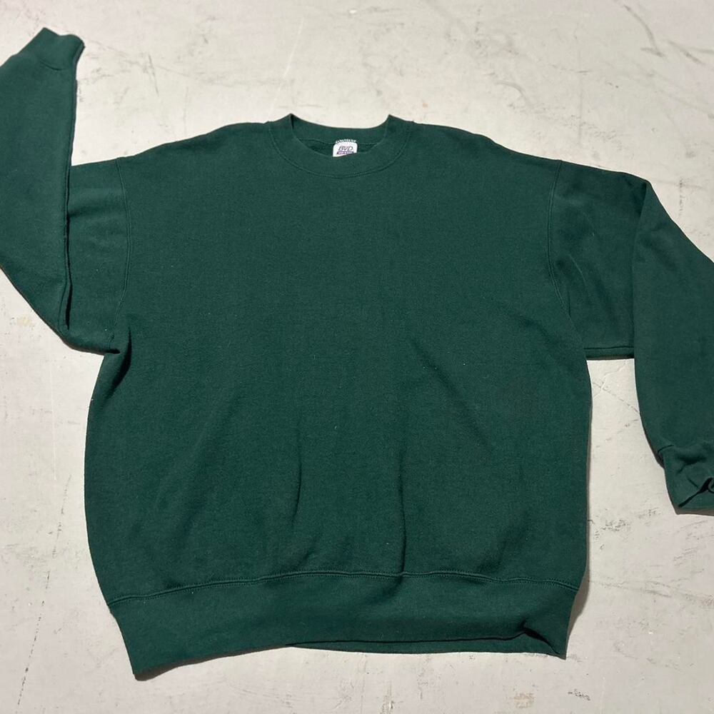 Vintage forest green Sweatshirt - BVD Tag - Made in USA - Men’s XL